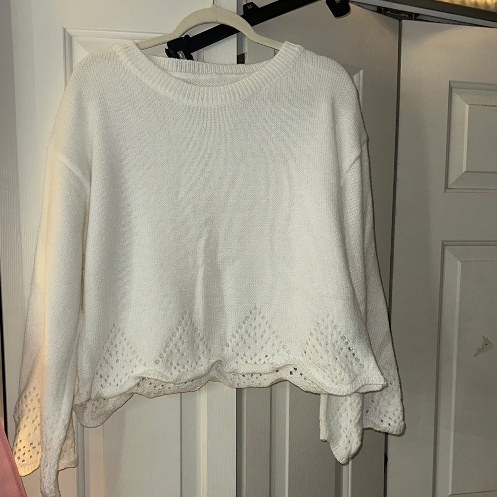 Elegant White Sweater